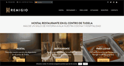 Desktop Screenshot of hostalremigio.com